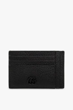Gucci BLACK Leather card case