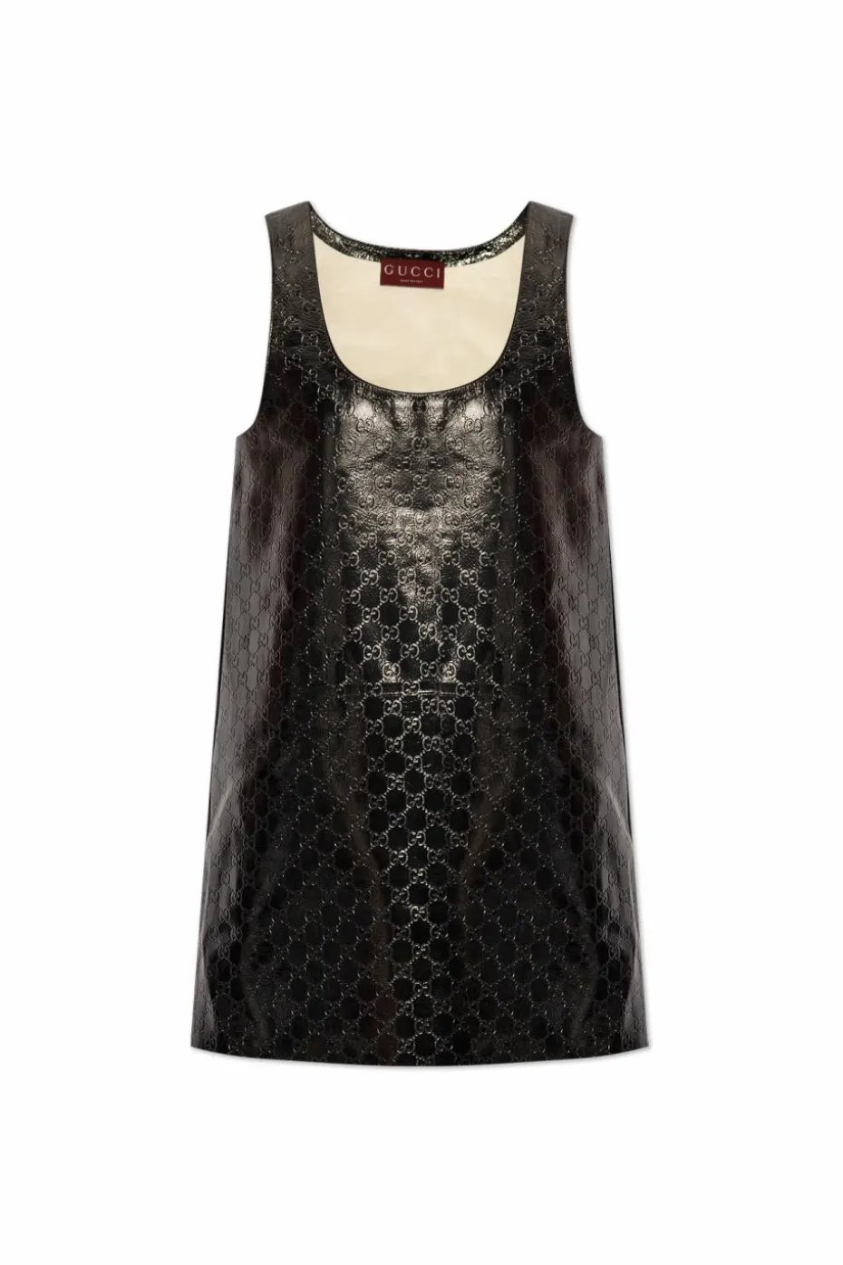 Gucci BLACK Leather dress