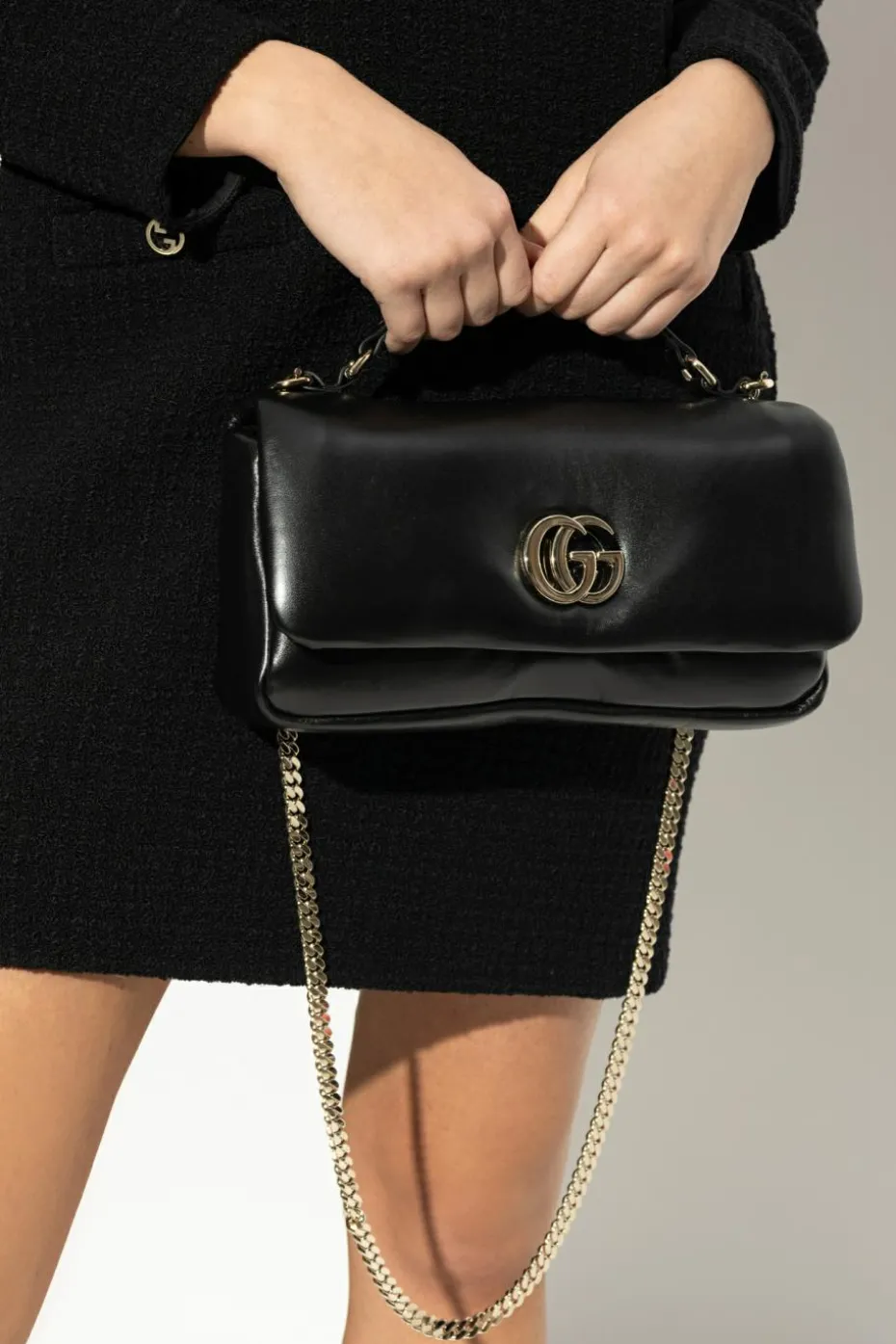 Gucci BLACK Leather handbag