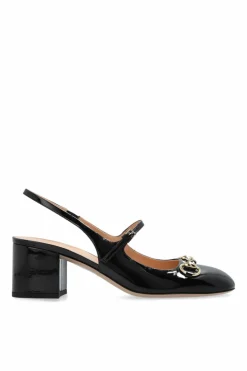 Gucci BLACK Leather high-heeled shoes