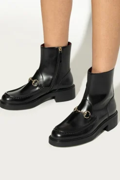 Gucci BLACK Leather high-heeled shoes