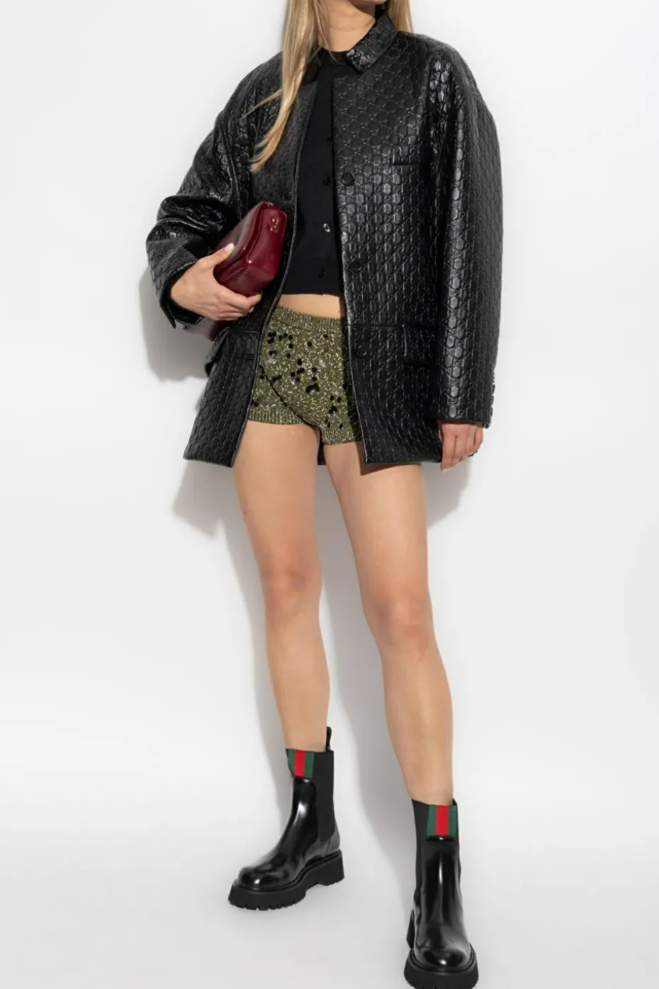 Gucci BLACK Leather jacket