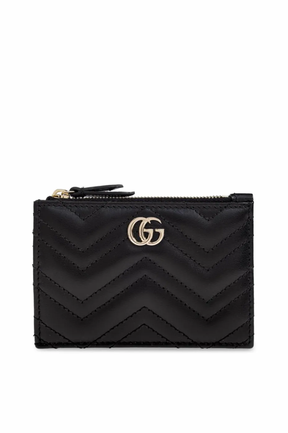 Gucci BLACK Leather key case