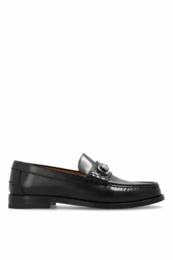Gucci BLACK Leather loafers