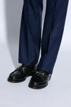 Gucci BLACK Leather loafers