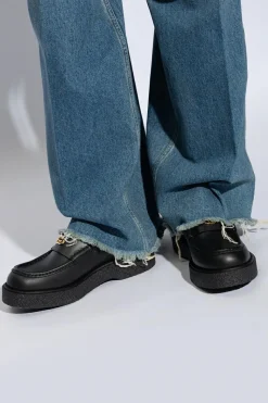 Gucci BLACK Leather loafers