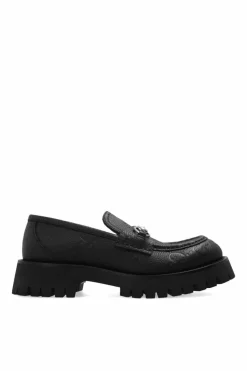 Gucci BLACK Leather loafers