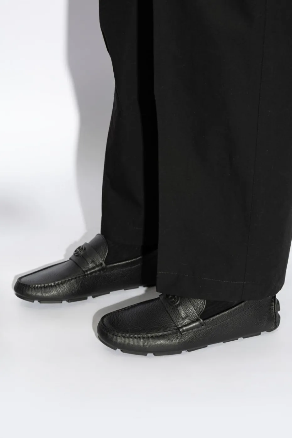 Gucci BLACK Leather loafers