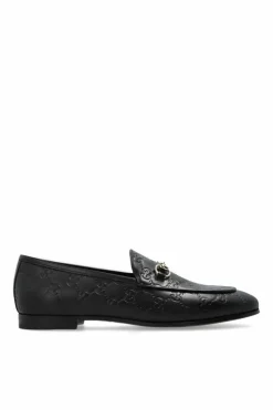 Gucci BLACK Leather 'loafers'