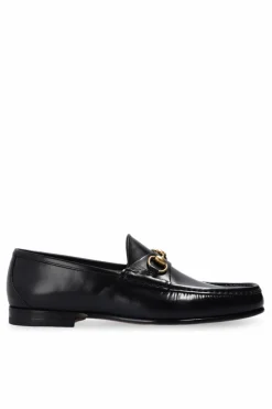 Gucci BLACK Leather loafers