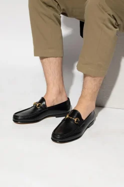 Gucci BLACK Leather loafers
