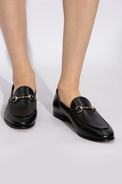 Gucci BLACK Leather loafers