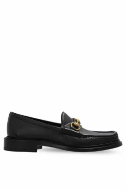 Gucci BLACK Leather loafers