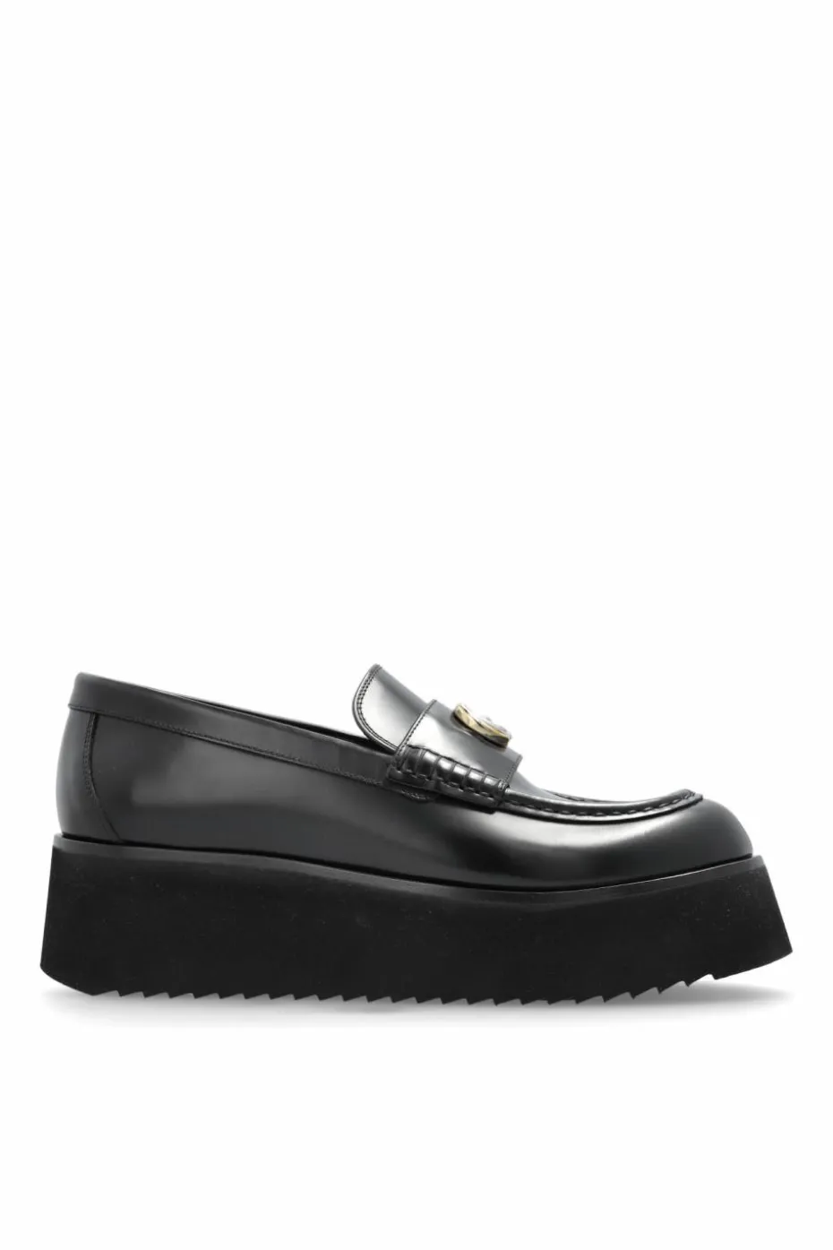 Gucci BLACK Leather platform shoes