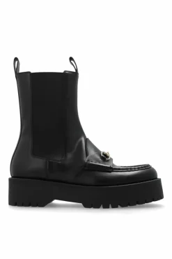 Gucci BLACK Leather shoes āBetis Glamourā