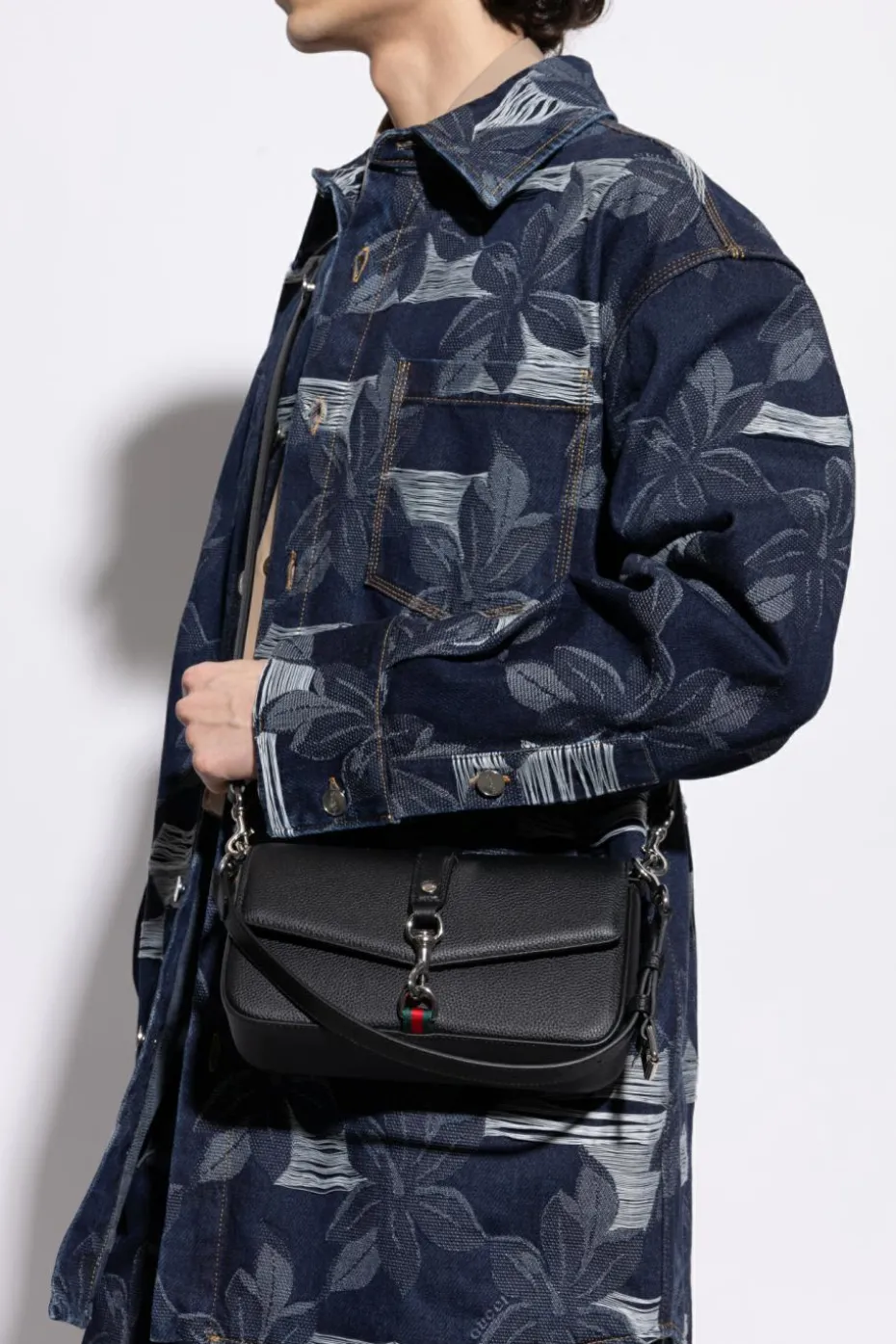 Gucci BLACK Leather shoulder bag