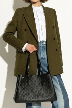 Gucci BLACK Leather shoulder bag