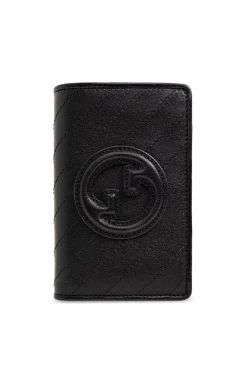 Gucci BLACK Leather wallet with logo