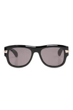 Gucci BLACK Logo-engraved sunglasses