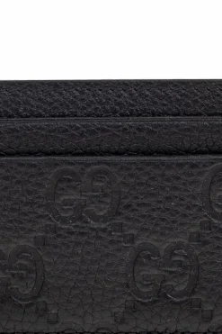 Gucci BLACK Monogram card holder