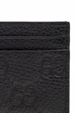 Gucci BLACK Monogram card holder