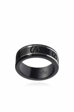 Gucci BLACK Monogram ring
