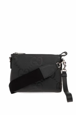 Gucci BLACK Monogrammed shoulder bag