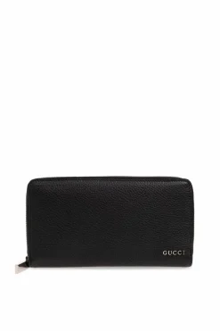 Gucci BLACK Monogrammed wallet