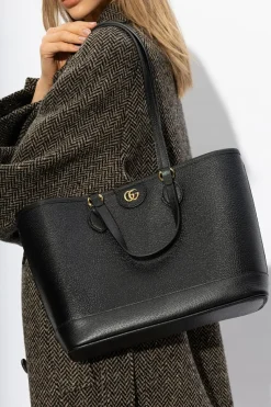Gucci BLACK ‘Ophidia Small’ shopper bag