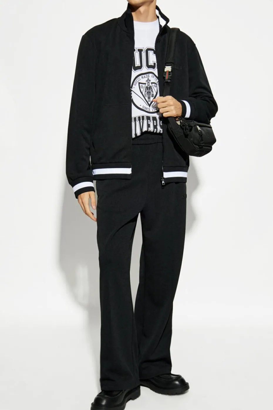 Gucci BLACK Pants with side stripes