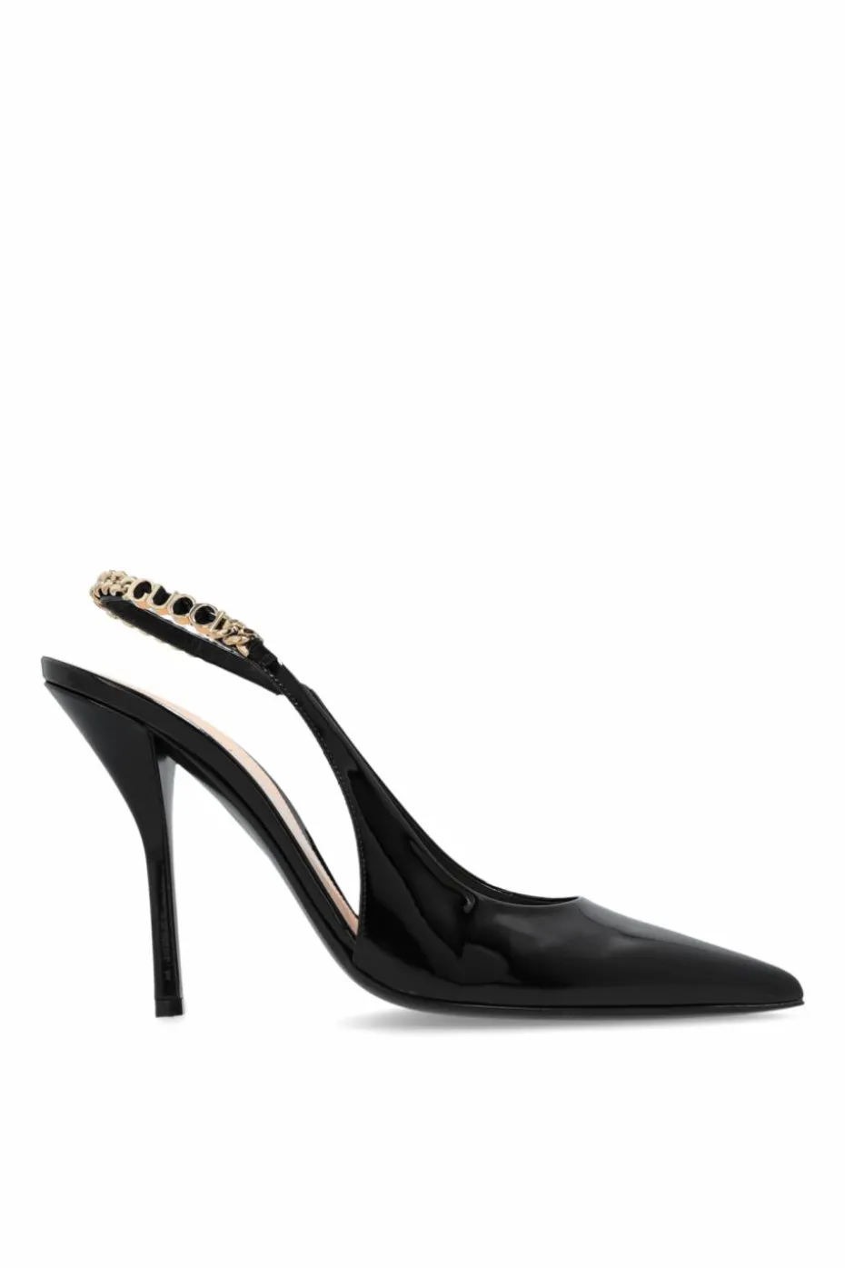 Gucci BLACK Patent leather heels 'Signoria'