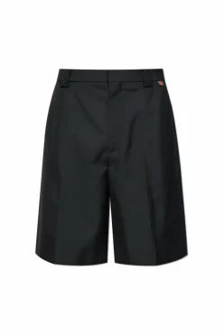 Gucci BLACK Pleated Shorts