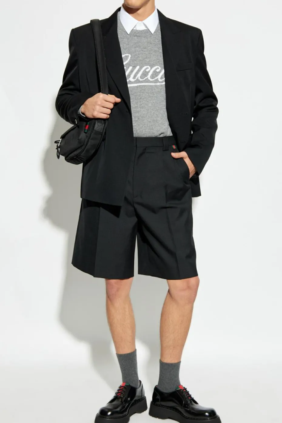 Gucci BLACK Pleated Shorts