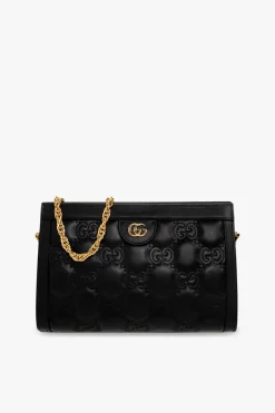 Gucci BLACK Quilted shoulder bag