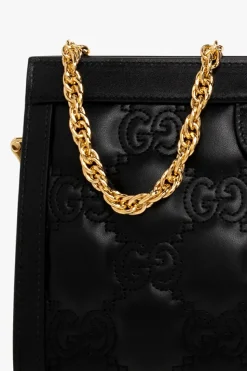 Gucci BLACK Quilted shoulder bag