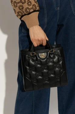 Gucci BLACK Quilted shoulder bag