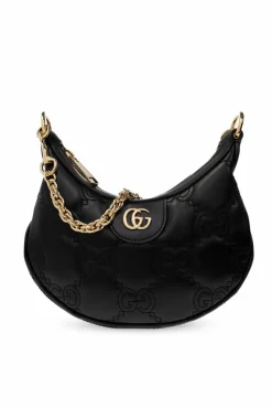 Gucci BLACK Quilted shoulder bag
