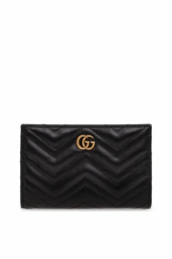 Gucci BLACK Quilted wallet