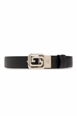 Gucci BLACK Reversible belt