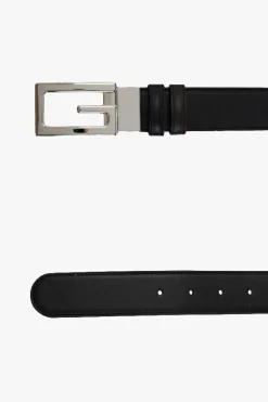Gucci BLACK Reversible belt