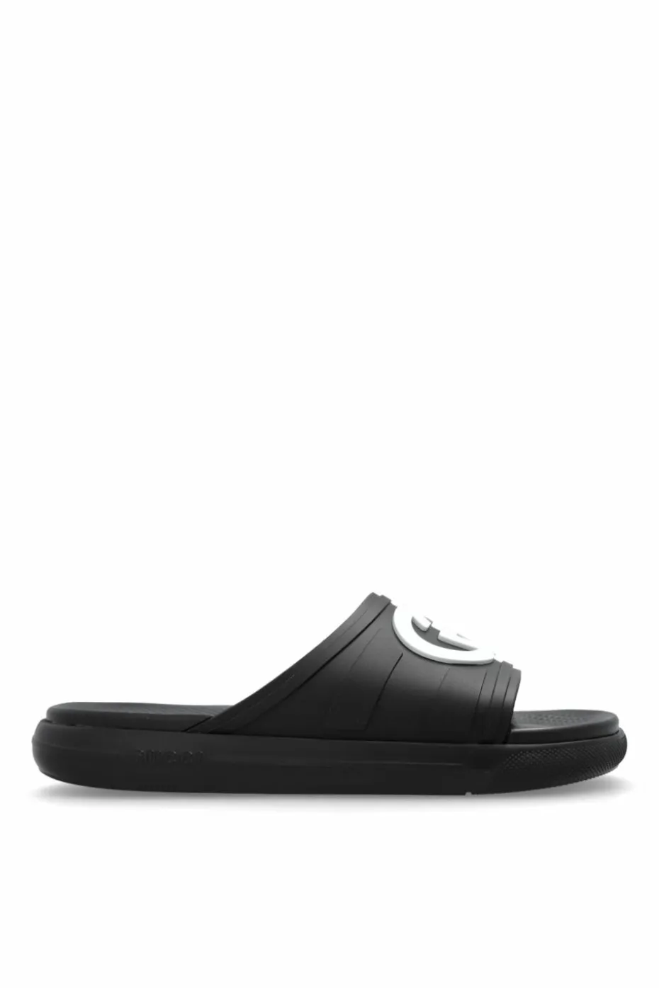 Gucci BLACK Rubber slides