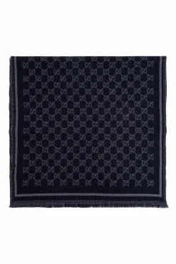 Gucci BLACK Scarf with monogram