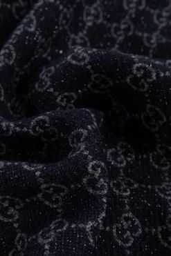 Gucci BLACK Scarf with monogram
