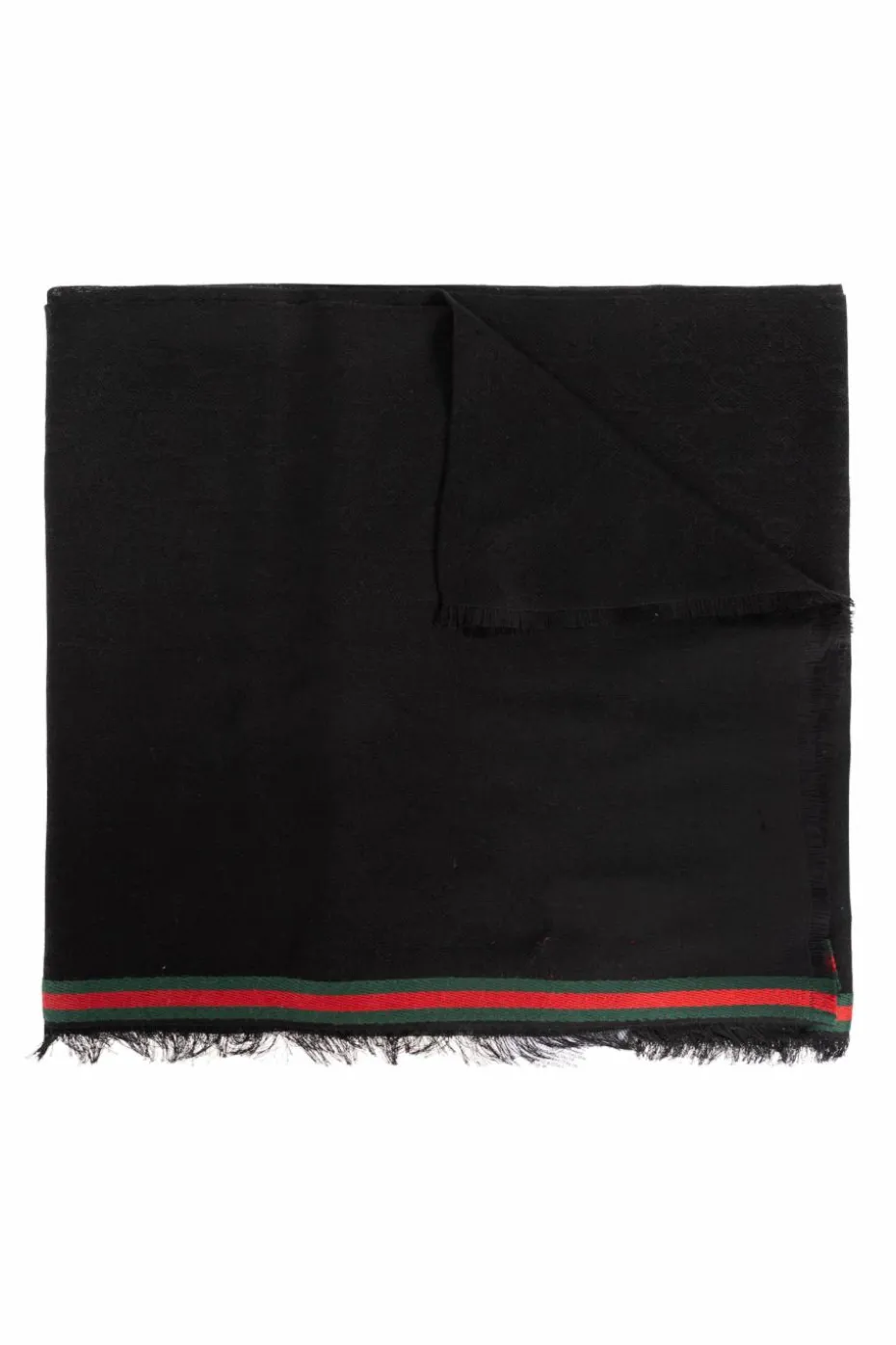 Gucci BLACK Scarf with monogram