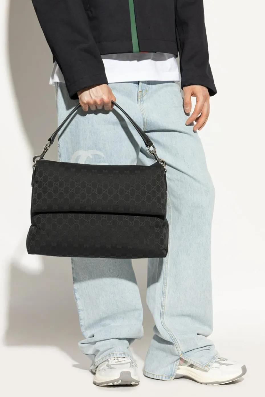 Gucci BLACK Shoulder bag with GG pattern