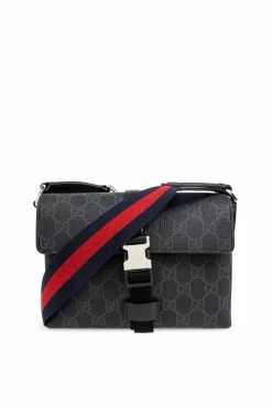 Gucci BLACK Shoulder bag Super Mini GG