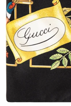 Gucci BLACK Silk shawl
