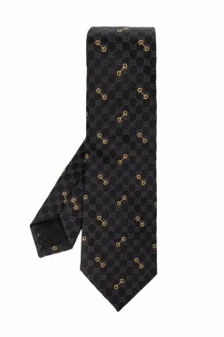 Gucci BLACK Silk tie