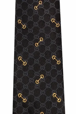 Gucci BLACK Silk tie