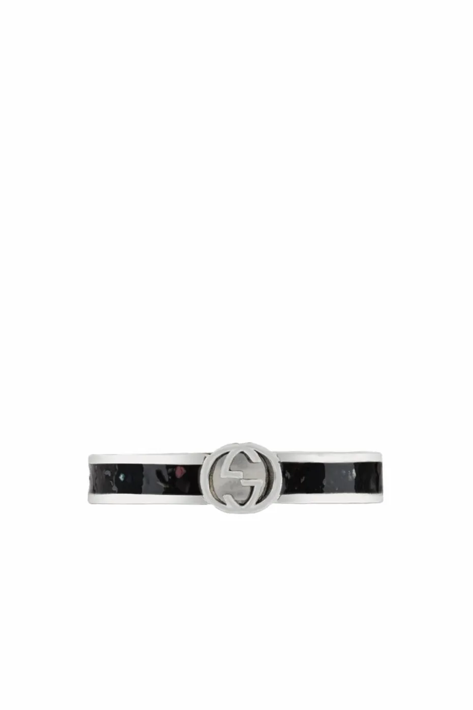 Gucci BLACK Silver ring